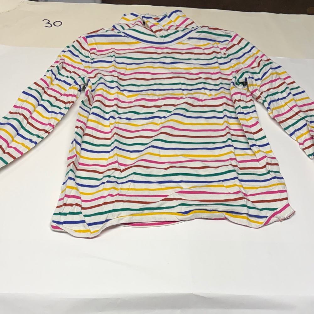 Boden Colorful Striped Long Sleeve Tee